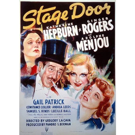 Stage Door (1937) Katharine Hepburn Ginger Rogers