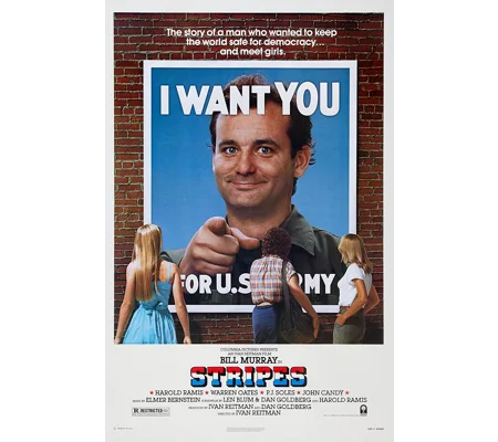 Stripes (1981) Bill Murray John Candy PJ Soles Harold Ramis
