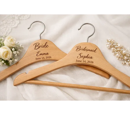 Engraved Wedding Hangers