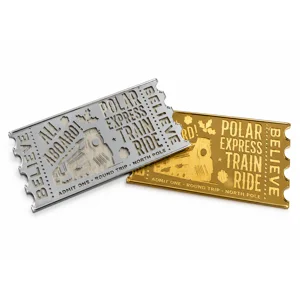Polar Express Acrylic Keepsake Tickets