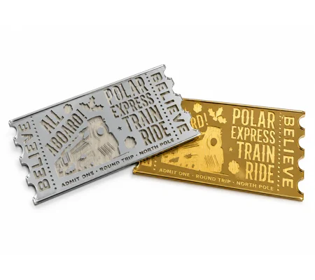 Polar Express Acrylic Keepsake Tickets