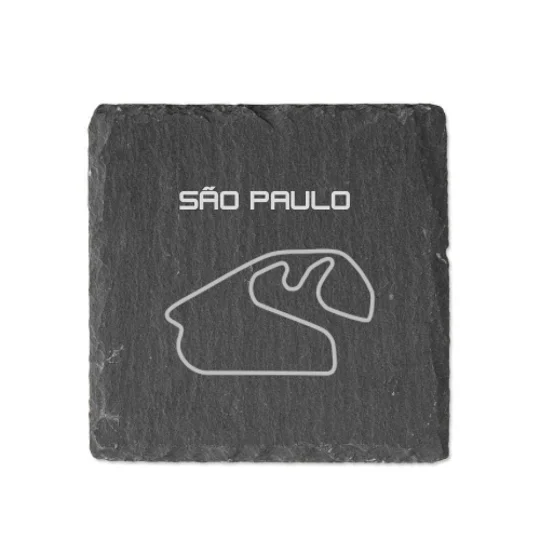 Laser Engraved F1 Track Slate Coasters