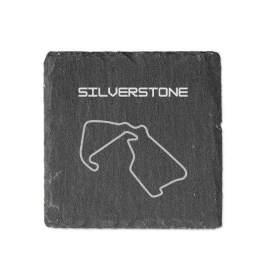 Laser Engraved F1 Track Slate Coasters