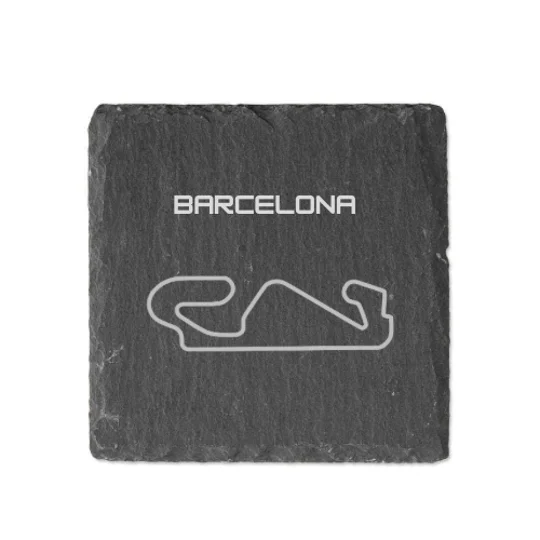 Laser Engraved F1 Track Slate Coasters