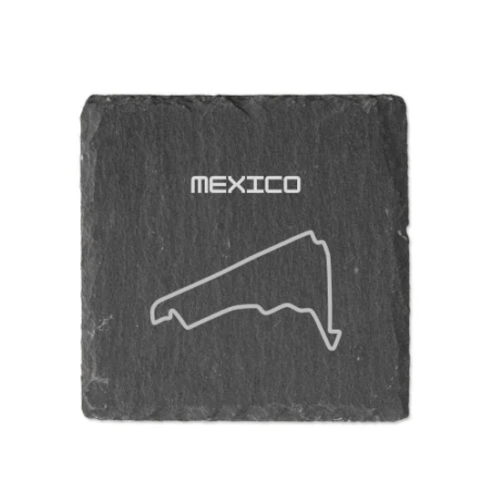Laser Engraved F1 Track Slate Coasters