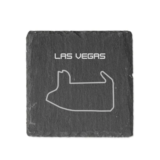 Laser Engraved F1 Track Slate Coasters