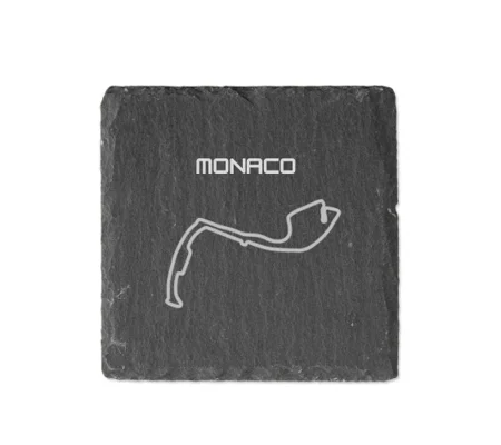 Laser Engraved F1 Track Slate Coasters
