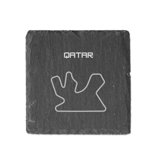 Laser Engraved F1 Track Slate Coasters