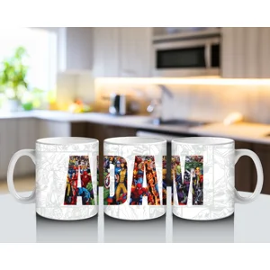 Personalised Marvel Name Mug