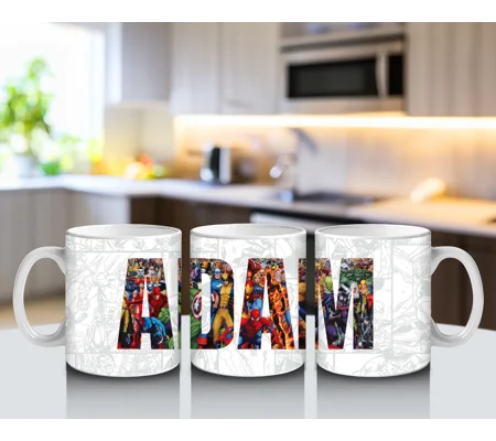 Personalised Marvel Name Mug