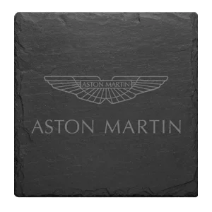 Laser Engraved Car Brand Slate Coasters
