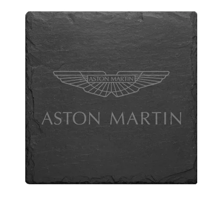 Laser Engraved Car Brand Slate Coasters