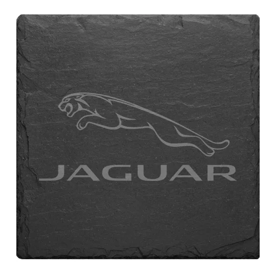 Laser Engraved Car Brand Slate Coasters