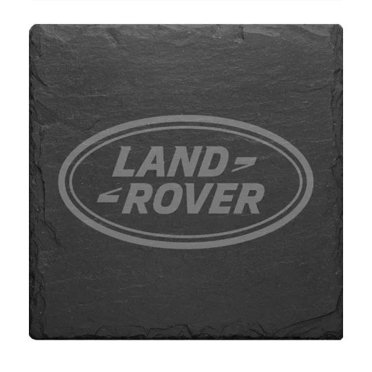 Laser Engraved Car Brand Slate Coasters