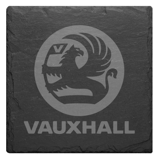 Laser Engraved Car Brand Slate Coasters