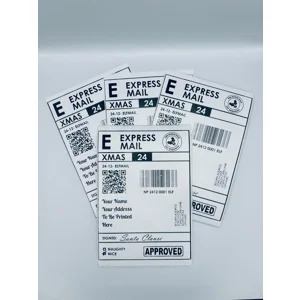 Personalised Santa Postage Labels