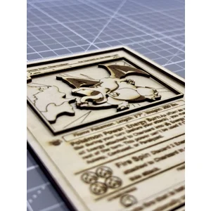 3D Wooden Pokemon Cards