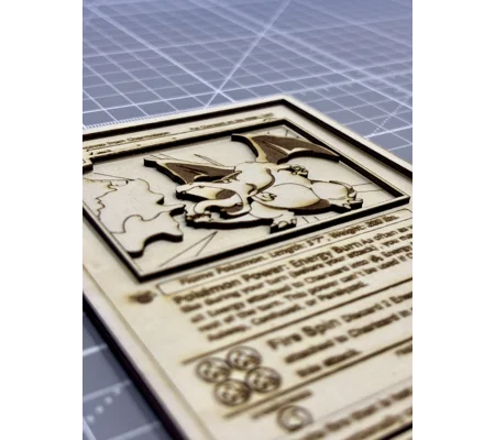 3D Wooden Pokemon Cards