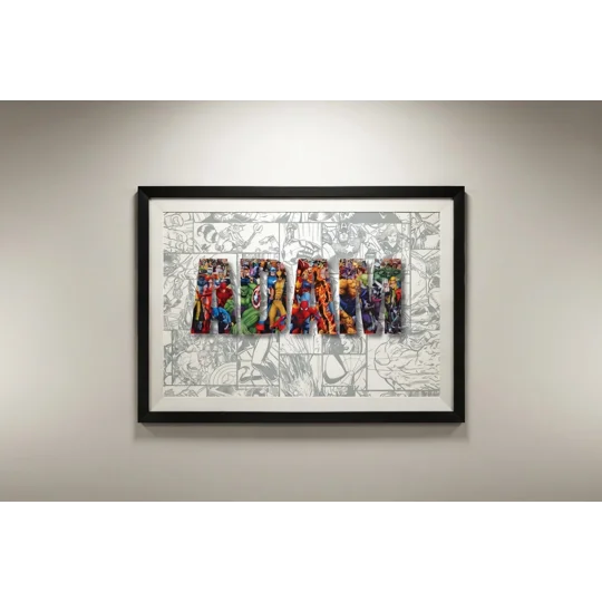 Personalised Marvel Name Wall Art
