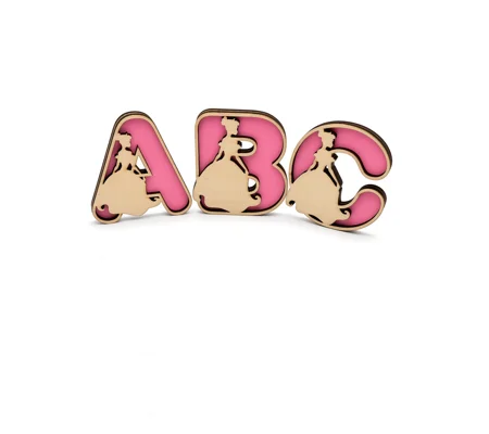 Princess Letters - Personalised Name Wall Art