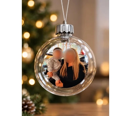 Light Up Personalised Photo Bauble