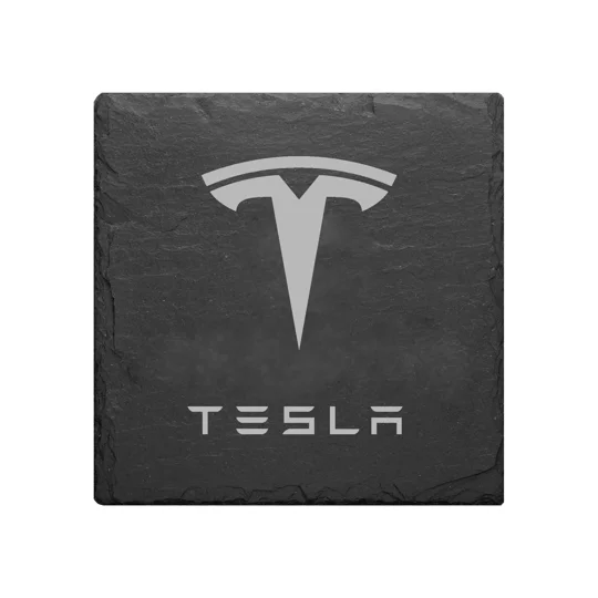Laser Engraved Car Brand Slate Coasters