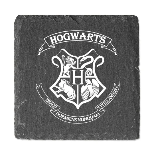 Harry Potter Houses Laser Engraved Slate Coasters