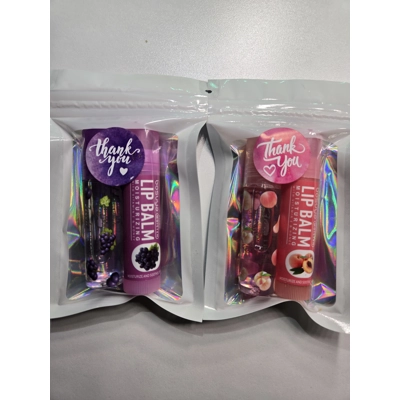 2Pack Fruity Rollon Lipgloss & Lipbalm Set