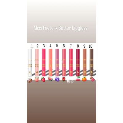 Miss Factorx Butter Lipgloss