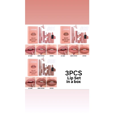 Langmanni Velvet Matte Lip Set