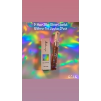 24HOUR 3WAY GLITTER LIPSTICK 2Pack Set