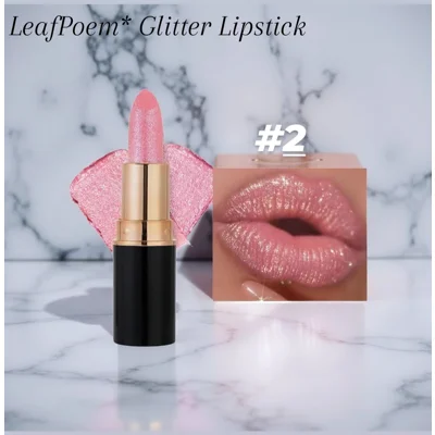 LeafPoem* Glitter Lipstick