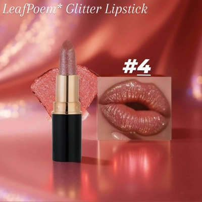 LeafPoem* Glitter Lipstick