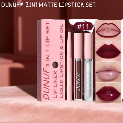DUNUF* 3IN1 MATTE LIPSTICK SET