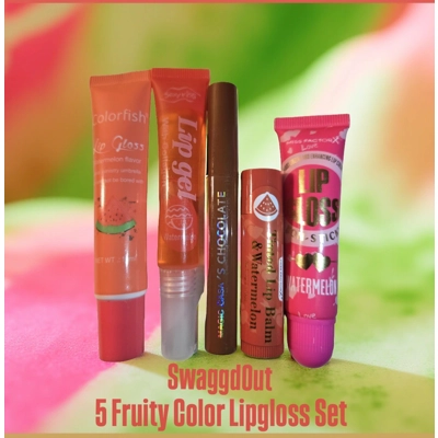 SwaggdOut #5 Fruity Color Lipgloss Set