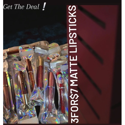 3 For $7 Matte Lipstick Bundle