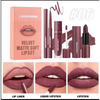 LANGMANNI Velvet Matte Lipstick Set