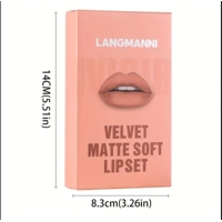 LANGMANNI VELVET MATTE LIPSTICK SET