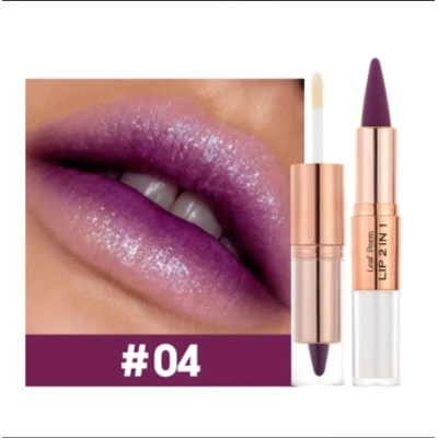 LeafPoem 2in1 Smooth Matte Lipstick Crayon