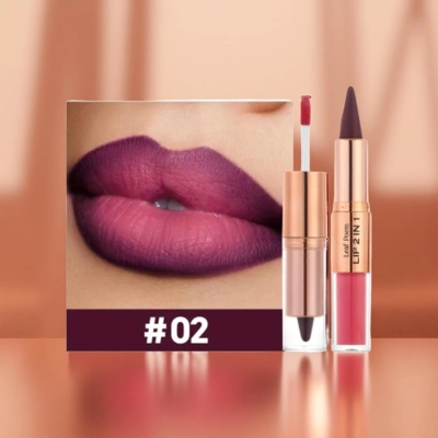 LeafPoem 2in1 Smooth Matte Lipstick Crayon