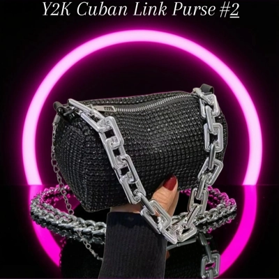 Y2K Cuban Link Purse