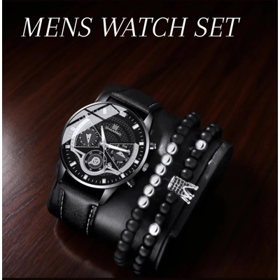 Mens 3 Piece Watch Set