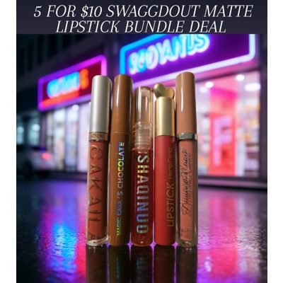 5 FOR $10 MATTE LIPSTICK BUNDLE DEAL