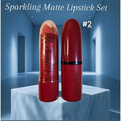Silk Matte Lipstick & Sparkling Matte Lipstick Set