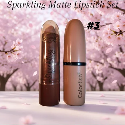Silk Matte Lipstick & Sparkling Matte Lipstick Set