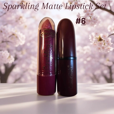 Silk Matte Lipstick & Sparkling Matte Lipstick