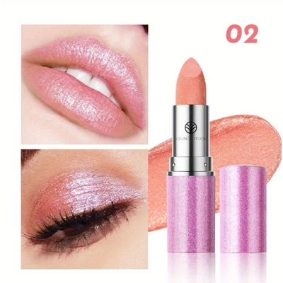 Pearlescent Glitter Lipstick