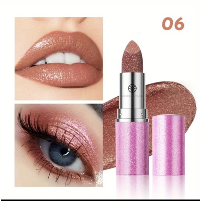 Pearlescent Glitter Lipstick