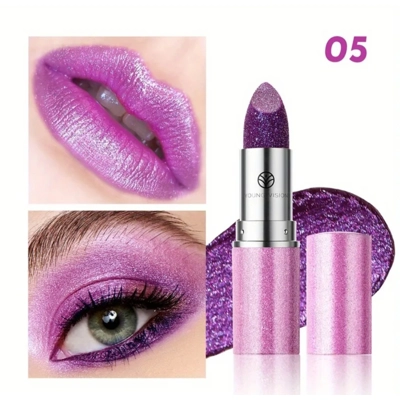 Pearlescent Glitter Lipstick
