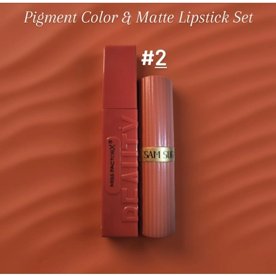 Pigment Color Lipgloss & Matte Lipstick
